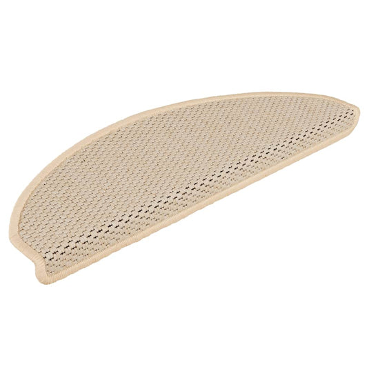Vidaxl trapmatten zelfklevend 15 st sisal-look 65x21x4 cm berber