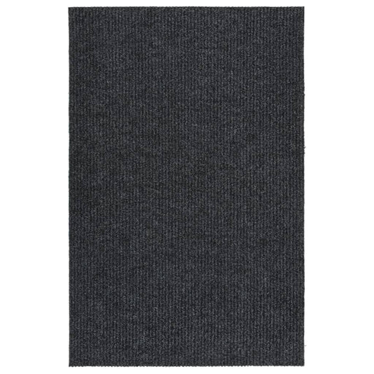 Vidaxl droogloopmat 100x150 cm antracietkleurig
