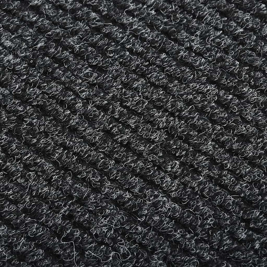 Vidaxl droogloopmat 100x500 cm antracietkleurig