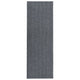 Vidaxl droogloopmat 100x350 cm grijs
