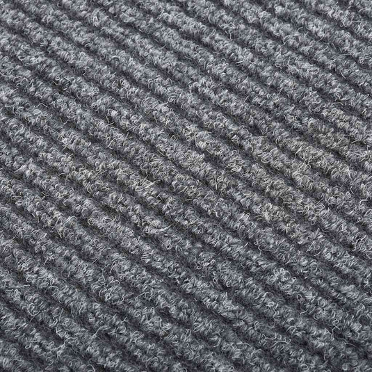 Vidaxl droogloopmat 100x400 cm grijs