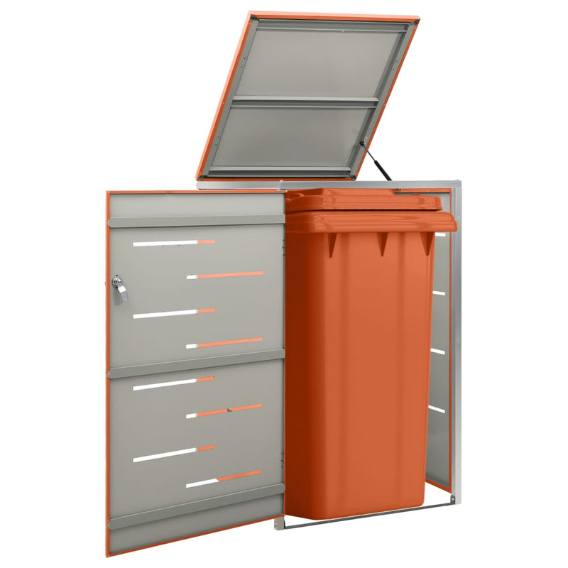 Load image into Gallery viewer, Vidaxl containerberging enkel 69x77,5x112,5 cm roestvrij staal
