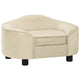 Vidaxl hondenbank 67x47x36 cm pluche crèmekleurig