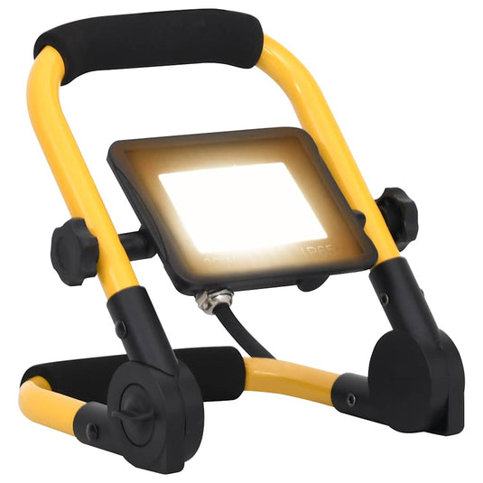 Vidaxl spotlight met handvat led 20 w warmwit