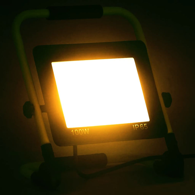 Afbeelding laden in galerijviewer, Vidaxl spotlight met handvat led 100 w warmwit
