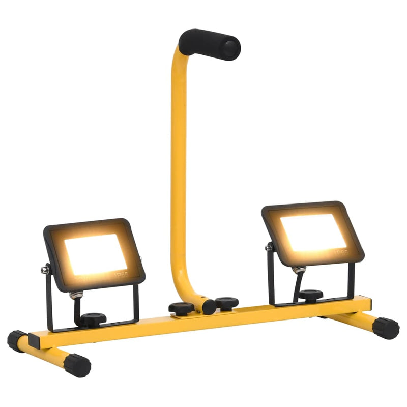 Load image into Gallery viewer, VidaXL Spotlight met handvat LED 2x20 W warmwit
