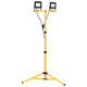 Vidaxl spotlight met statief led 2x30 w warmwit