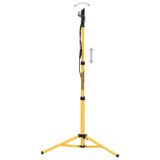 Vidaxl spotlight met statief led 2x30 w warmwit