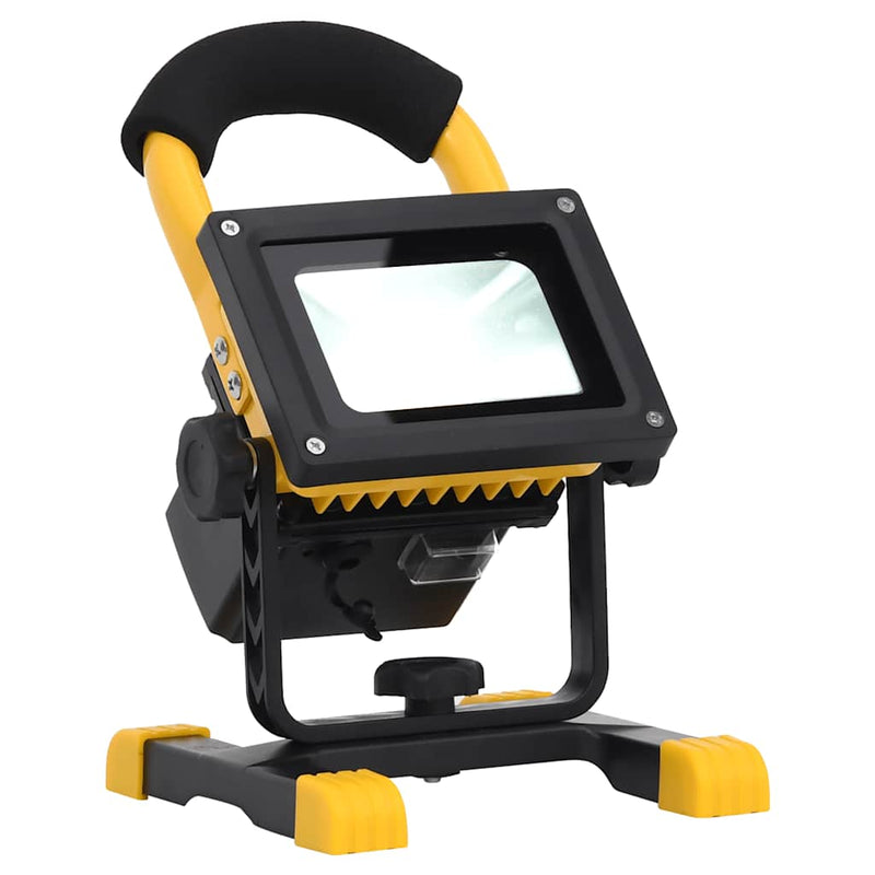 Load image into Gallery viewer, Vidaxl spotlight met handvat oplaadbaar led 30 w koudwit
