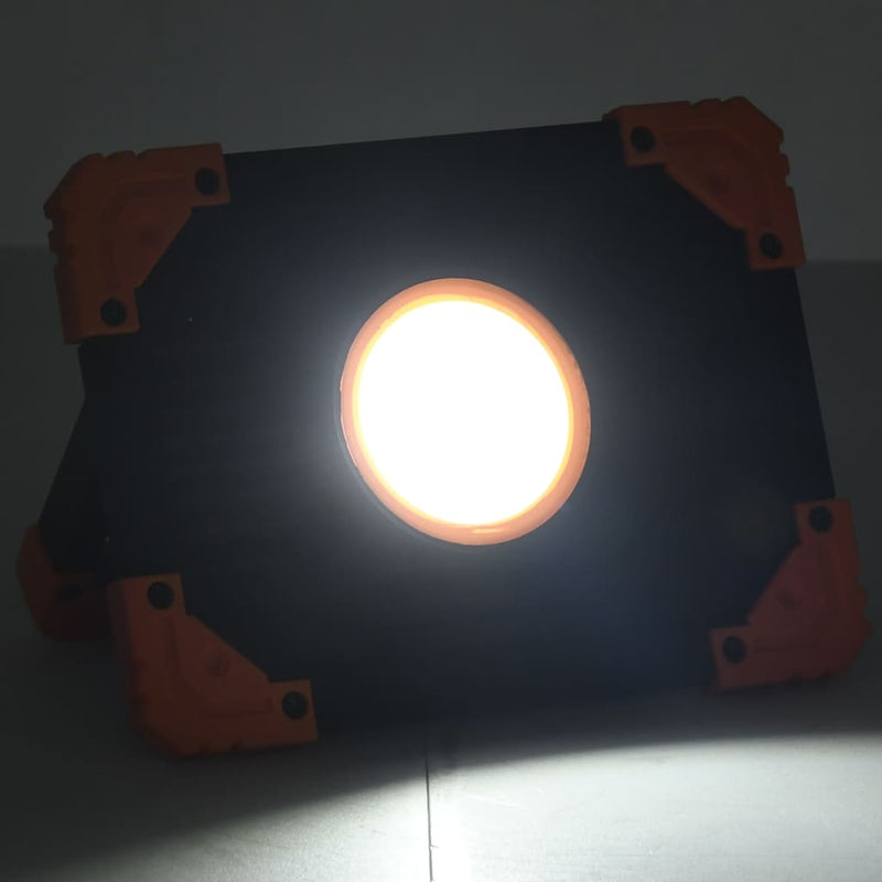 Load image into Gallery viewer, Vidaxl spotlight draagbaar led abs 10 w koudwit
