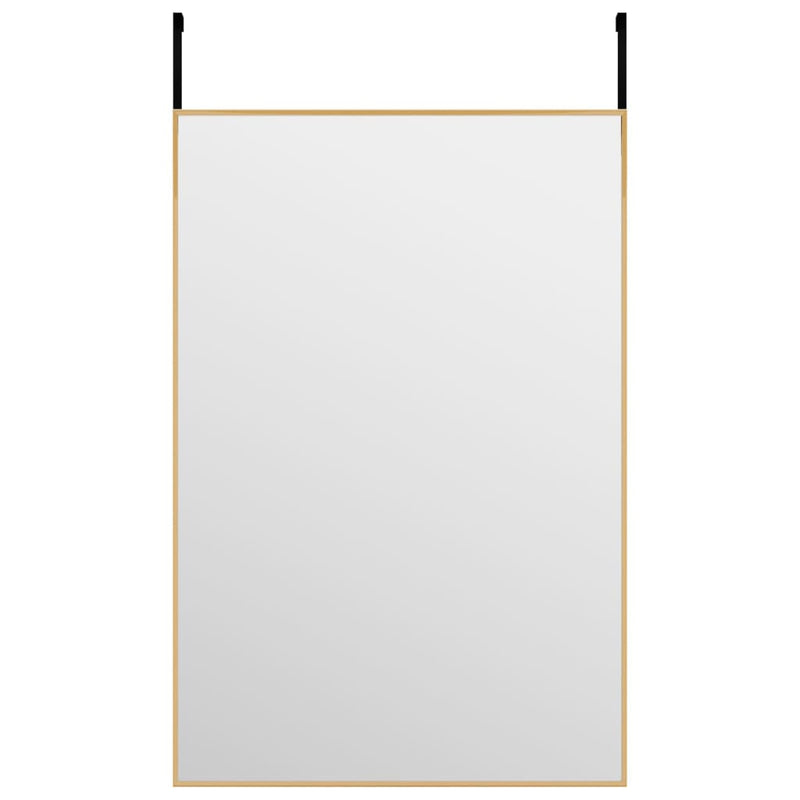 Load image into Gallery viewer, Vidaxl deurspiegel 40x60 cm glas en aluminium goudkleurig
