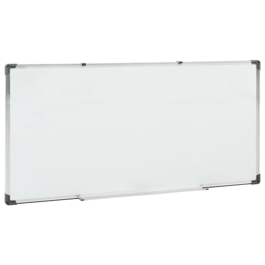 Vidaxl whiteboard magnetisch 110x60 cm staal wit