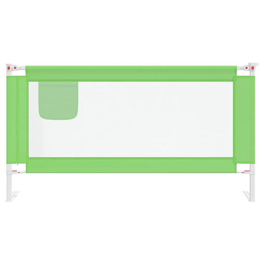 Vidaxl bedhekje peuter 160x25 cm stof groen