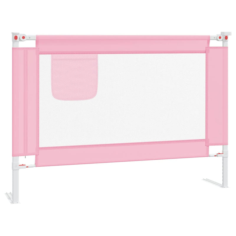 Afbeelding laden in galerijviewer, Vidaxl bedhekje peuter 90x25 cm stof roze
