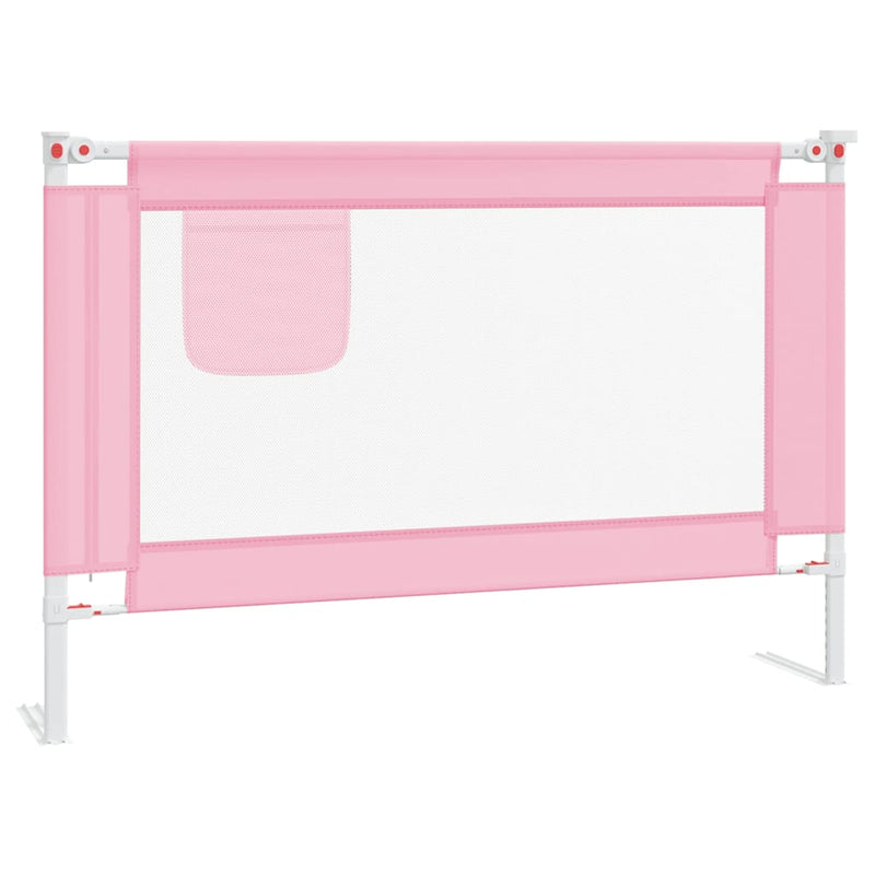 Afbeelding laden in galerijviewer, Vidaxl bedhekje peuter 100x25 cm stof roze
