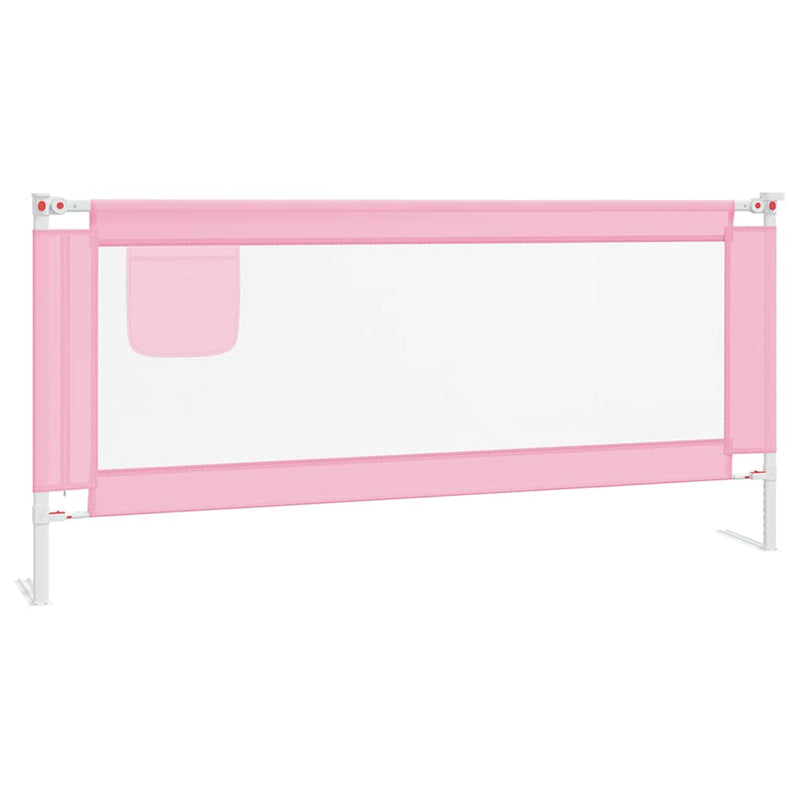 Afbeelding laden in galerijviewer, Vidaxl bedhekje peuter 200x25 cm stof roze
