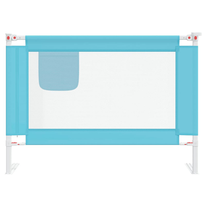 Afbeelding laden in galerijviewer, Vidaxl bedhekje peuter 90x25 cm stof blauw
