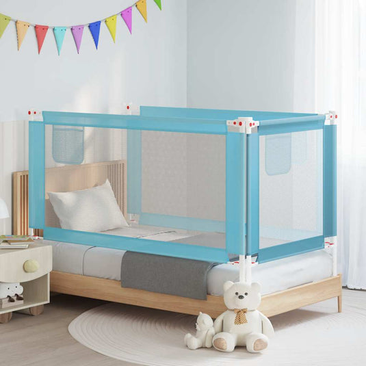 Vidaxl bedhekje peuter 160x25 cm stof blauw