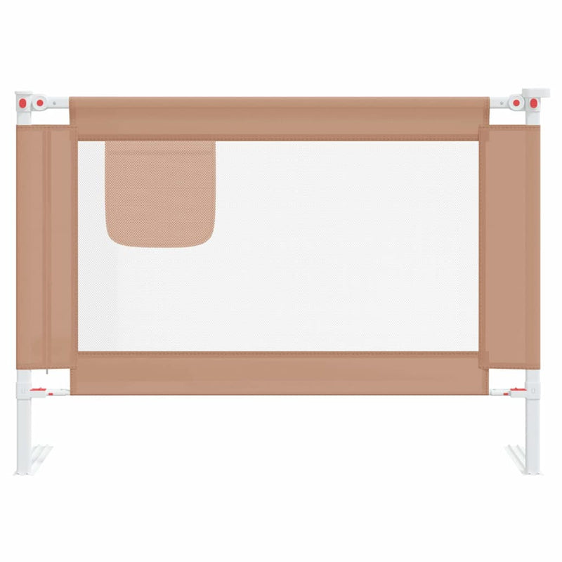 Load image into Gallery viewer, Vidaxl bedhekje peuter 90x25 cm stof taupe
