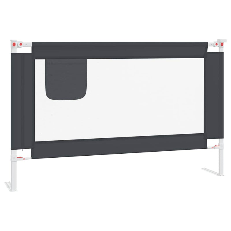 Load image into Gallery viewer, Vidaxl bedhekje peuter 120x25 cm stof donkergrijs
