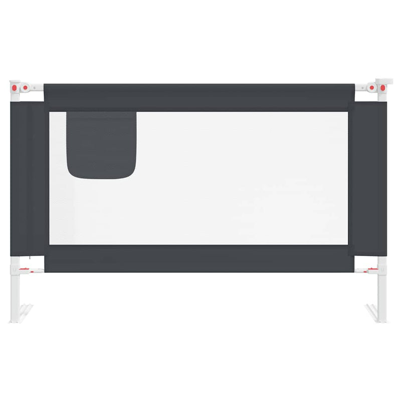 Load image into Gallery viewer, Vidaxl bedhekje peuter 120x25 cm stof donkergrijs
