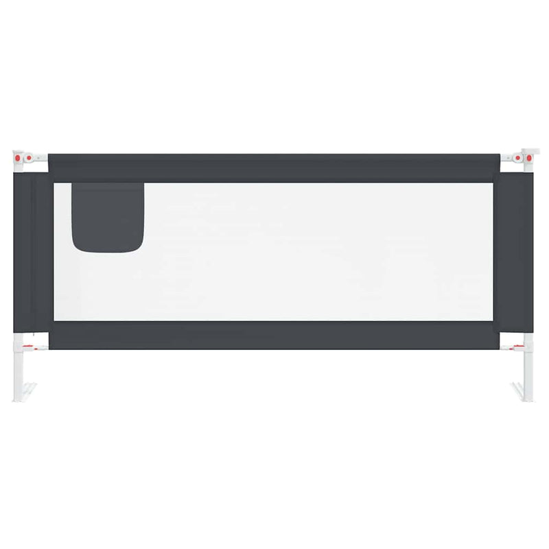 Load image into Gallery viewer, Vidaxl bedhekje peuter 200x25 cm stof donkergrijs
