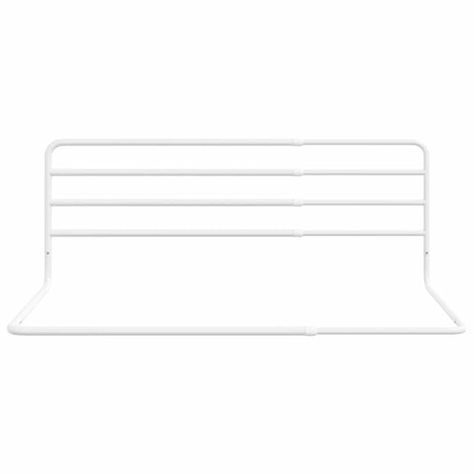 Vidaxl bedhekje peuter (76-137)x55 cm ijzer wit