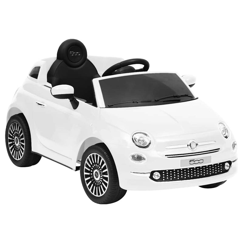 Load image into Gallery viewer, Vidaxl kinderauto fiat 500 elektrisch wit
