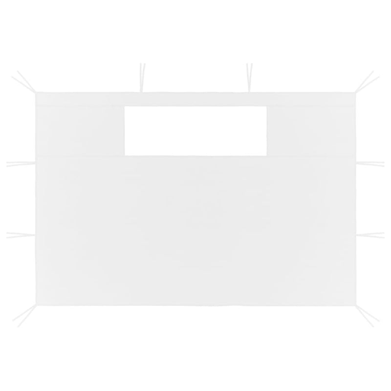 Load image into Gallery viewer, Vidaxl prieelzijwanden met ramen 2 st wit
