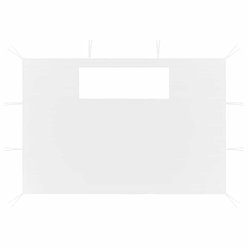 Load image into Gallery viewer, Vidaxl prieelzijwanden met ramen 2 st wit
