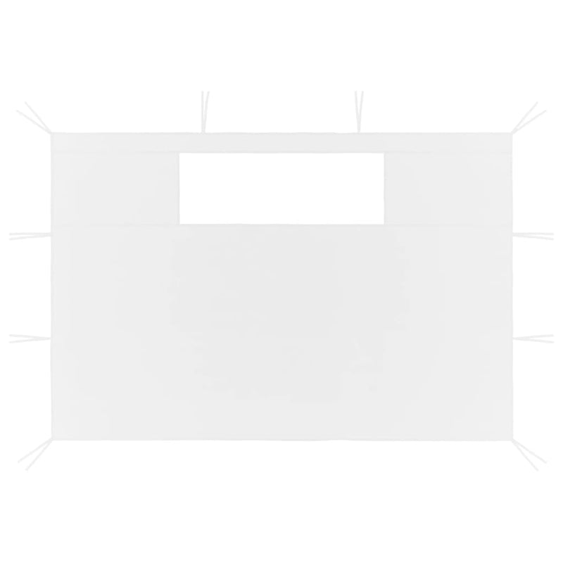 Load image into Gallery viewer, Vidaxl prieelzijwanden met ramen 2 st wit
