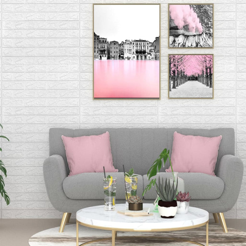 Load image into Gallery viewer, Vidaxl 3d-behang zelfklevend 40 st bakstenen wit
