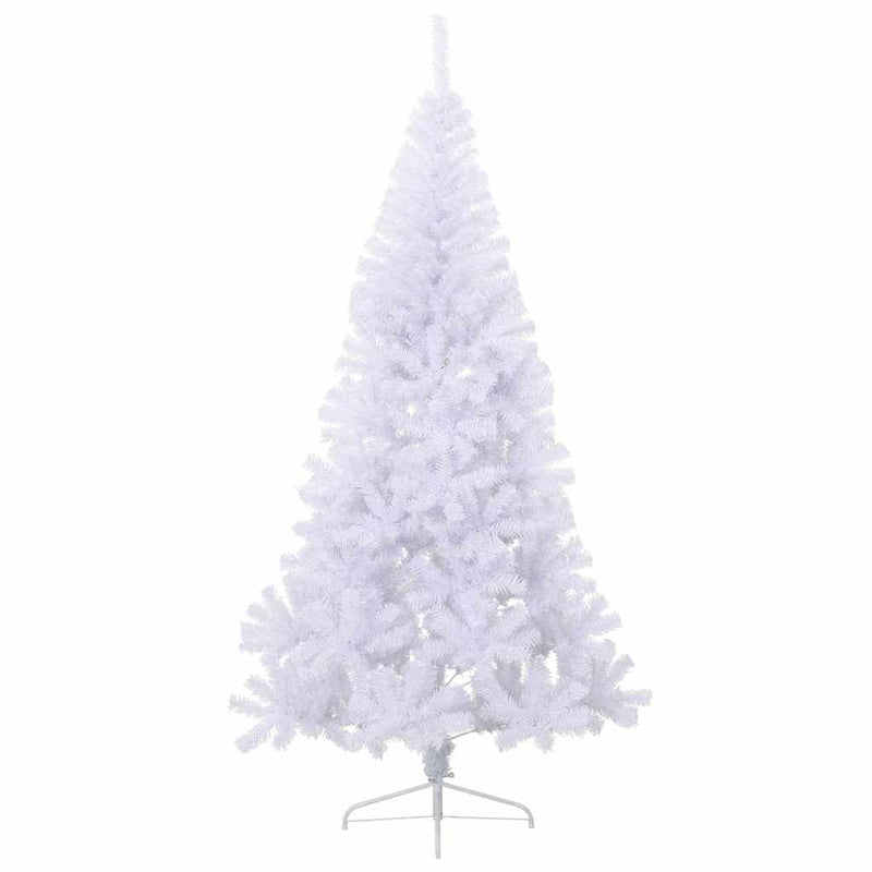 Load image into Gallery viewer, Vidaxl kunstkerstboom met standaard half 210 cm pvc groen
