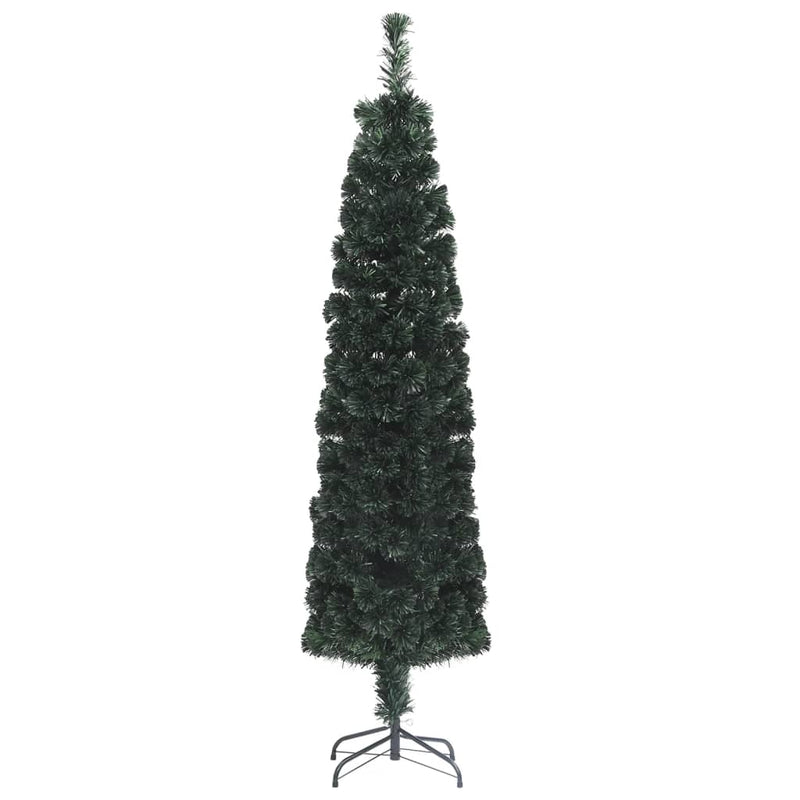 Load image into Gallery viewer, Vidaxl kunstkerstboom met standaard smal 240 cm glasvezel
