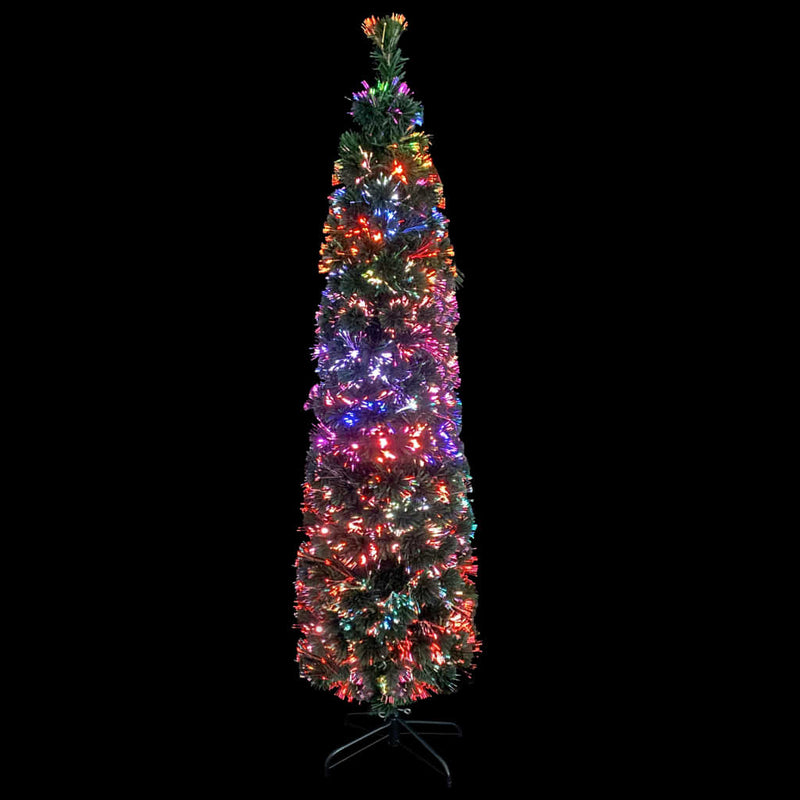 Load image into Gallery viewer, Vidaxl kunstkerstboom met standaard smal 240 cm glasvezel
