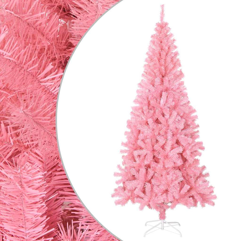 Load image into Gallery viewer, Vidaxl kunstkerstboom met standaard 240 cm pvc roze
