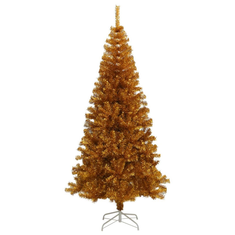 Load image into Gallery viewer, VidaXL Kunstkerstboom met standaard 240 cm PET goudkleurig
