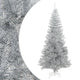 VidaXL Kunstkerstboom met standaard 240 cm PET zilverkleurig