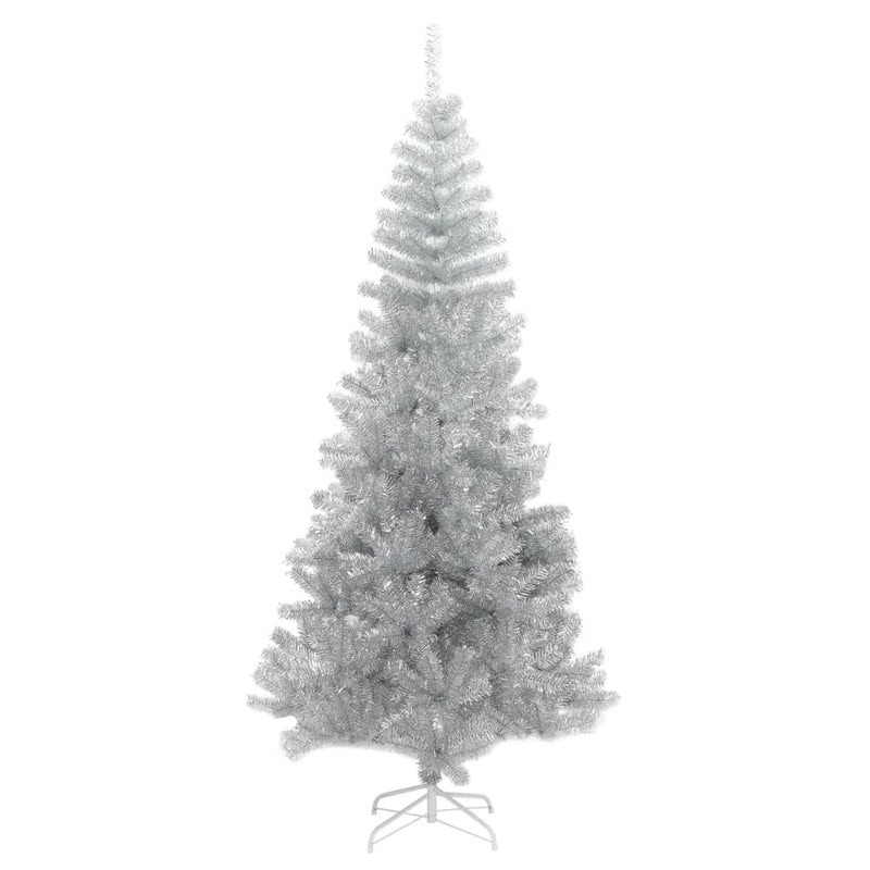 Load image into Gallery viewer, VidaXL Kunstkerstboom met standaard 240 cm PET zilverkleurig
