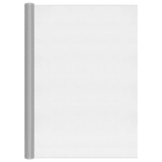 Vidaxl gaas 112x1000 cm aluminium zilverkleurig