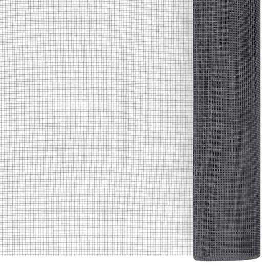 Vidaxl gaas 80x1000 cm glasvezel grijs
