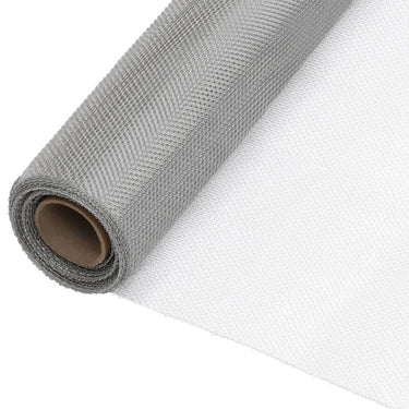 Vidaxl gaas 112x2000 cm roestvrij staal zilverkleurig