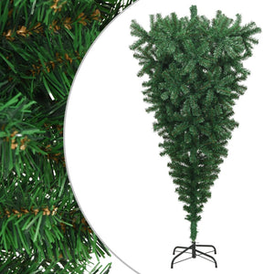 Vidaxl kunstkerstboom omgekeerd met standaard 210 cm groen