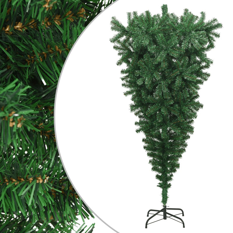 Load image into Gallery viewer, VidaXL Kunstkerstboom omgekeerd met standaard 240 cm groen

