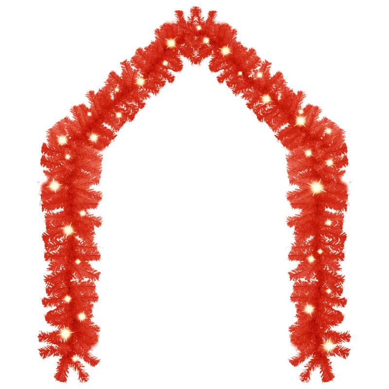 Load image into Gallery viewer, Vidaxl kerstslinger met led-lampjes 20 m rood
