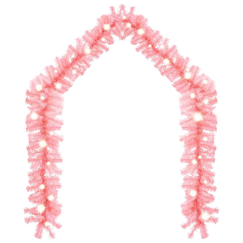 Load image into Gallery viewer, Vidaxl kerstslinger met led-lampjes 10 m roze
