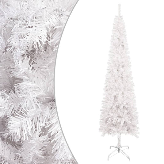 VidaXL Kerstboom smal 180 cm wit