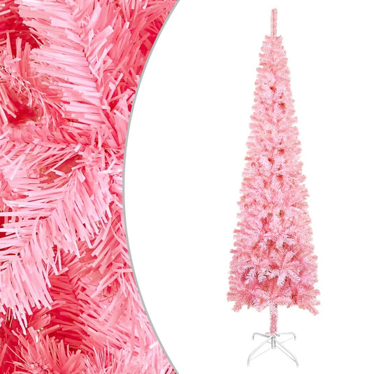 VidaXL Kerstboom smal 150 cm roze