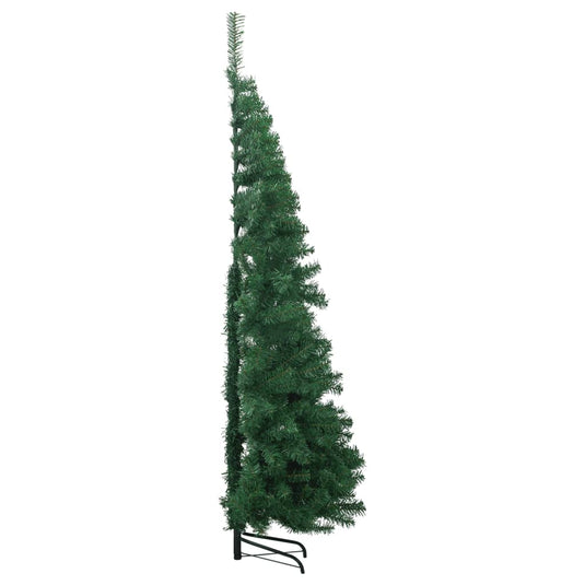 VidaXL Kunstkerstboom hoek 180 cm PVC groen