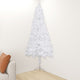 VidaXL Kunstkerstboom hoek 180 cm PVC wit
